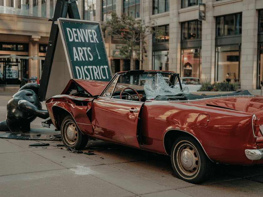 car crash in denver