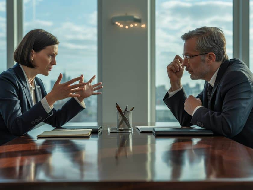 lawyers negotiating