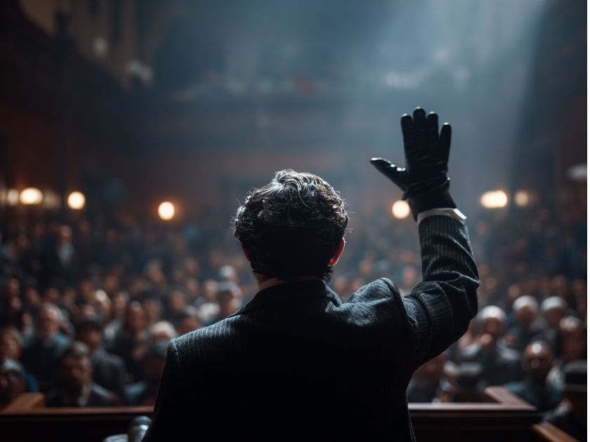 If the glove don't fit you must acquit famous court case man holding glove up