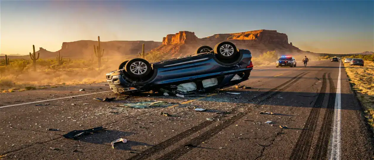 arizona highway rollover accident