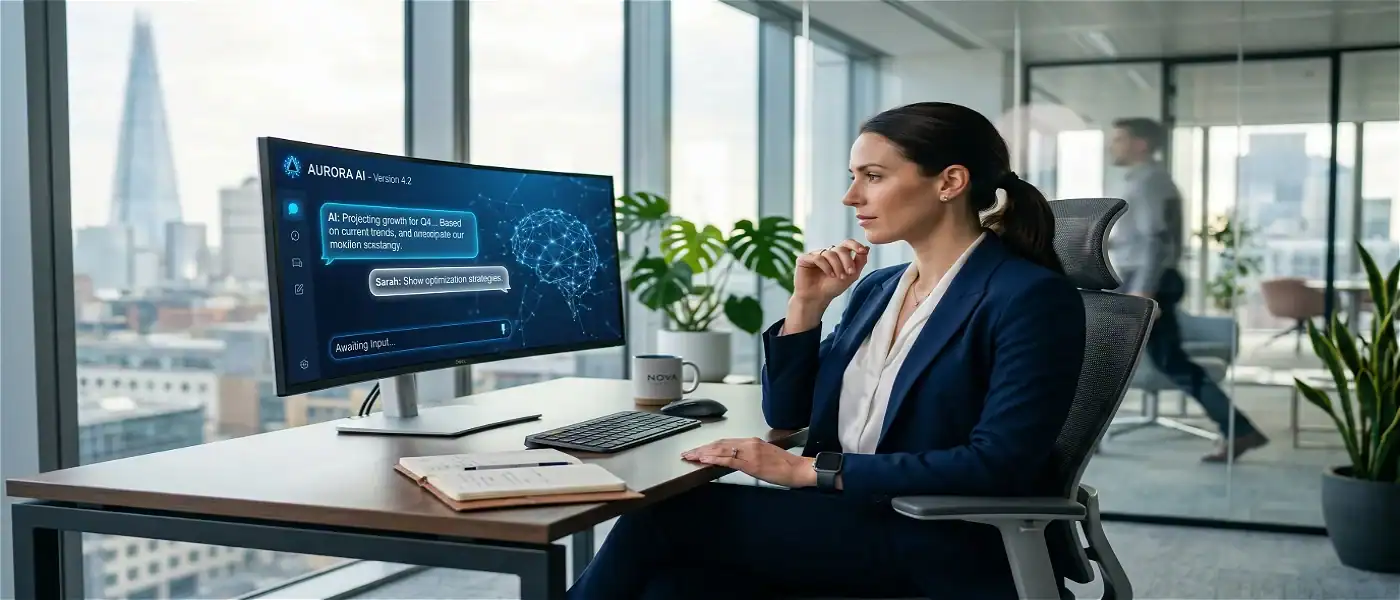 professional using ai-chat office